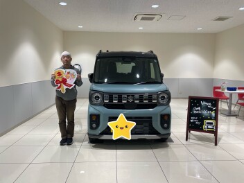 スペーシアギアご納車させていただきました！！！！